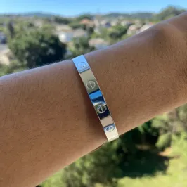 BRACELETE PRATA MEDIO