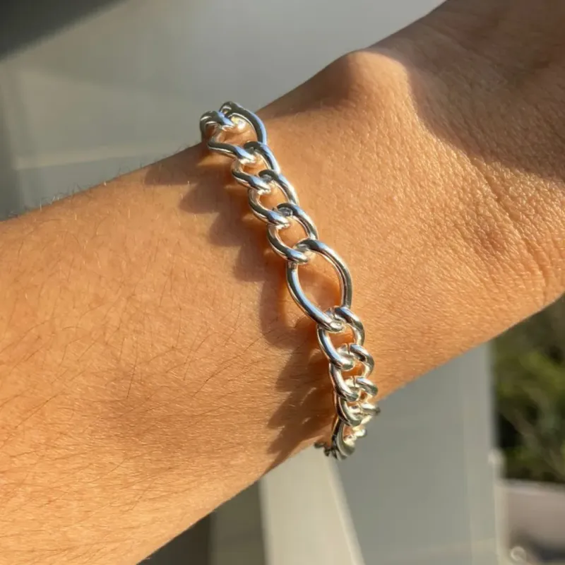 PULSEIRA PRATA 3 POR 1 FEMININA