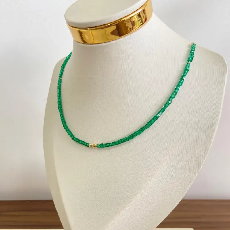 GAR DOU CHOKER VERDE ESMERALDA